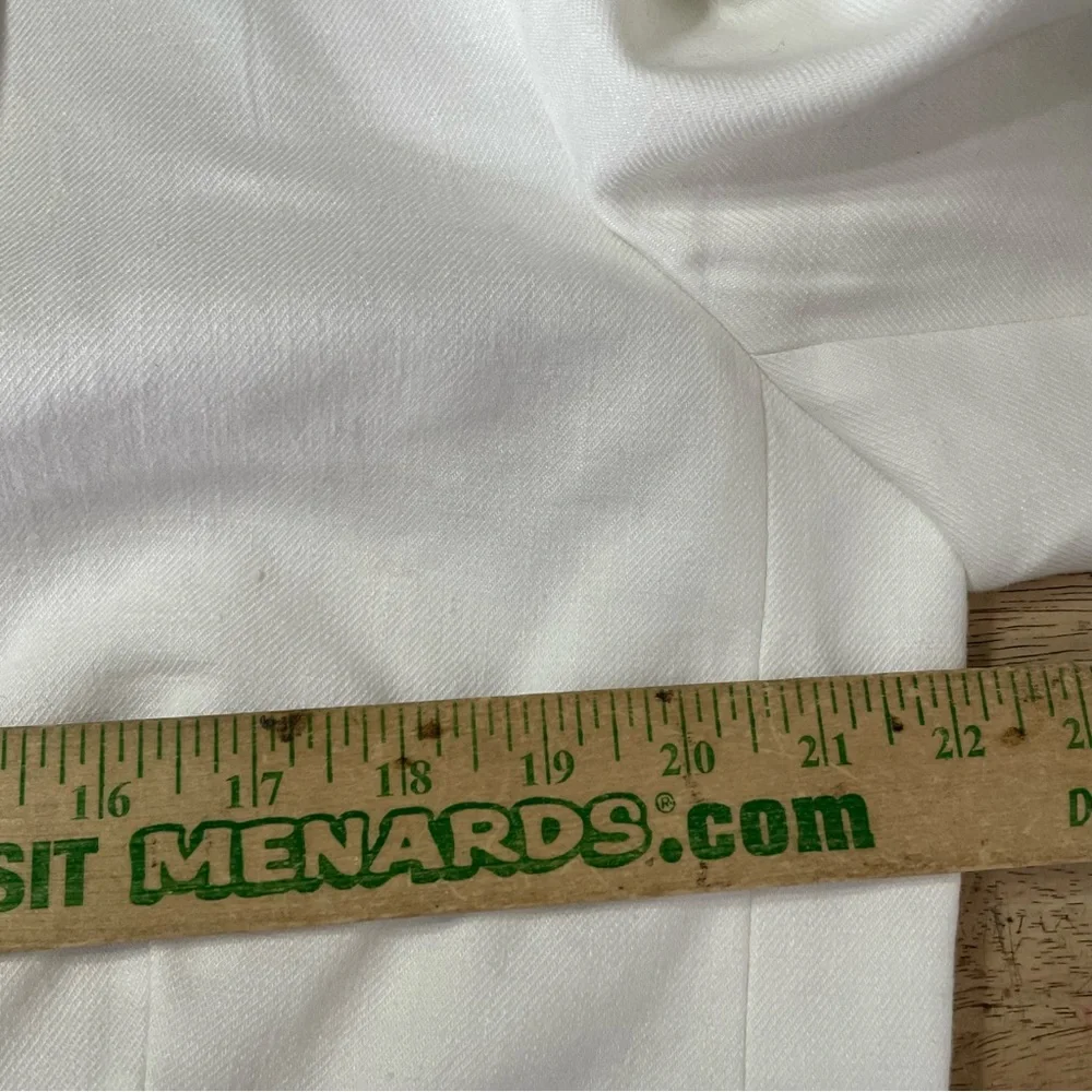 J.‎ Crew Parke White Linen Blazer Women's Size 16T